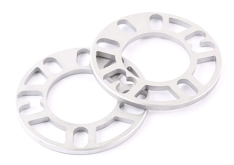 ZHTEAPR 4pc Universal Wheel Spacers Adapters for Most 4Lug 5Lug Vehicle PCD 4x98 4x100 4x108 4x110 4x112 4x114.3 4x120 4x4.5 5x100 5x110 5x108 5x112 5x114.3 5x120 5x4.5 (8mm Thick) - Image 2